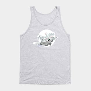 Cartoon bomber Tank Top